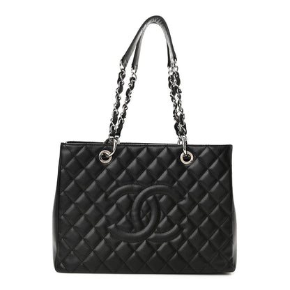 Chanel Caviar Quilted Grand Shopping Tote GST Black 1 of 11