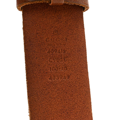 Gucci Faded Calfskin Double G 40mm Belt 100 40 Cuir 5 of 6