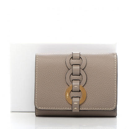 Chloe Grained Calfskin Small Darryl Trifold Wallet Motty Grey 9 of 9