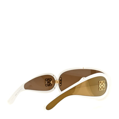 Loewe Acetate Anagram Wave Mask Sunglasses LW40108I Ivory 4 of 6