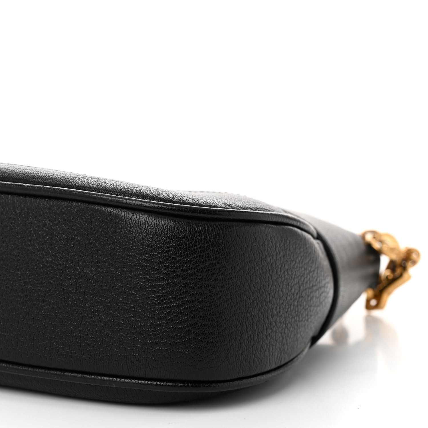 Gucci Goatskin Small Aphrodite Shoulder Bag Black 10 of 10