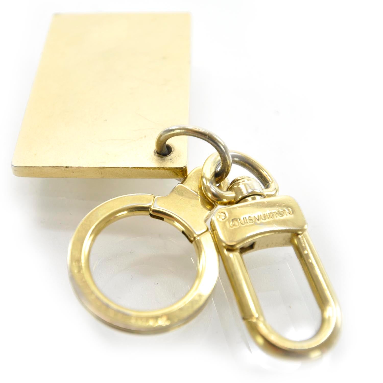 Louis Vuitton Travel Chain Extender Key Ring Gold 3 of 5