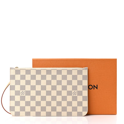 Louis Vuitton Damier Azur Neverfull MM GM Pochette 7 of 7