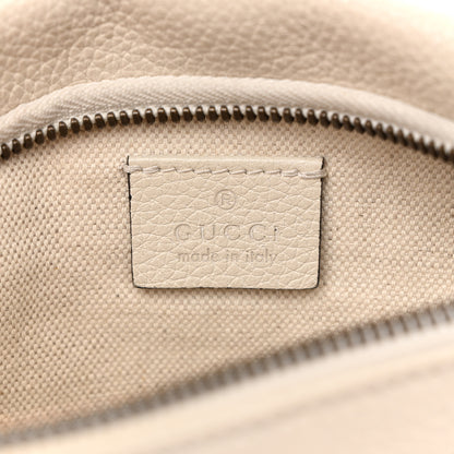 Gucci Grained Calfskin Small Logo Belt Bag White 6 of 10
