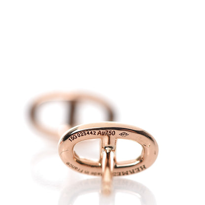 Hermes 18K Rose Gold TPM Farandole Stud Earrings 3 of 5
