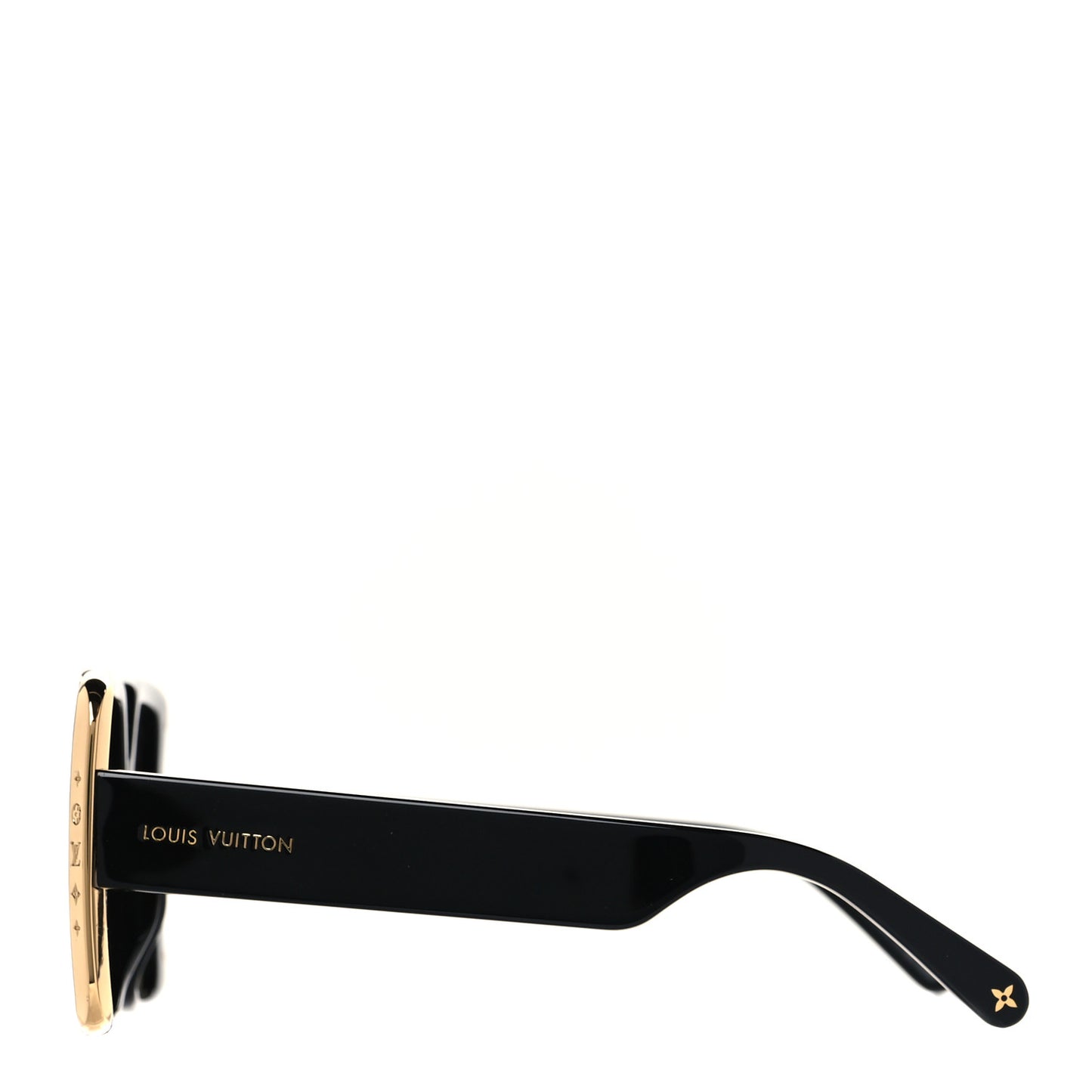 Acetate LV Moon Square Sunglasses Z1664E Black