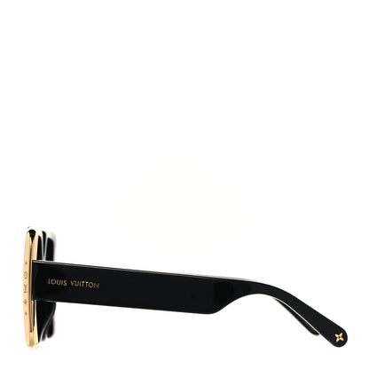 Louis Vuitton Acetate LV Moon Square Sunglasses Z1664E Black 4 of 6