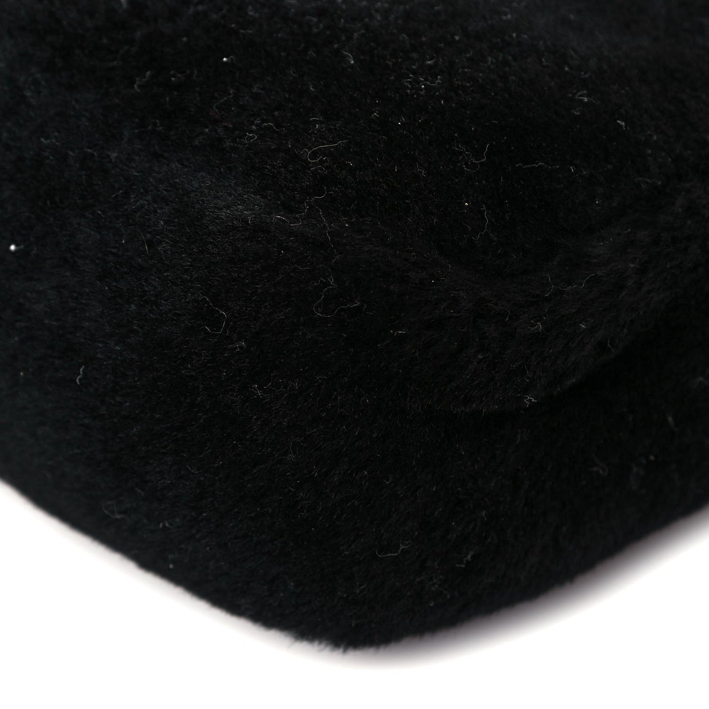 Shearling Mini Re-Edition 2000 Bag Black
