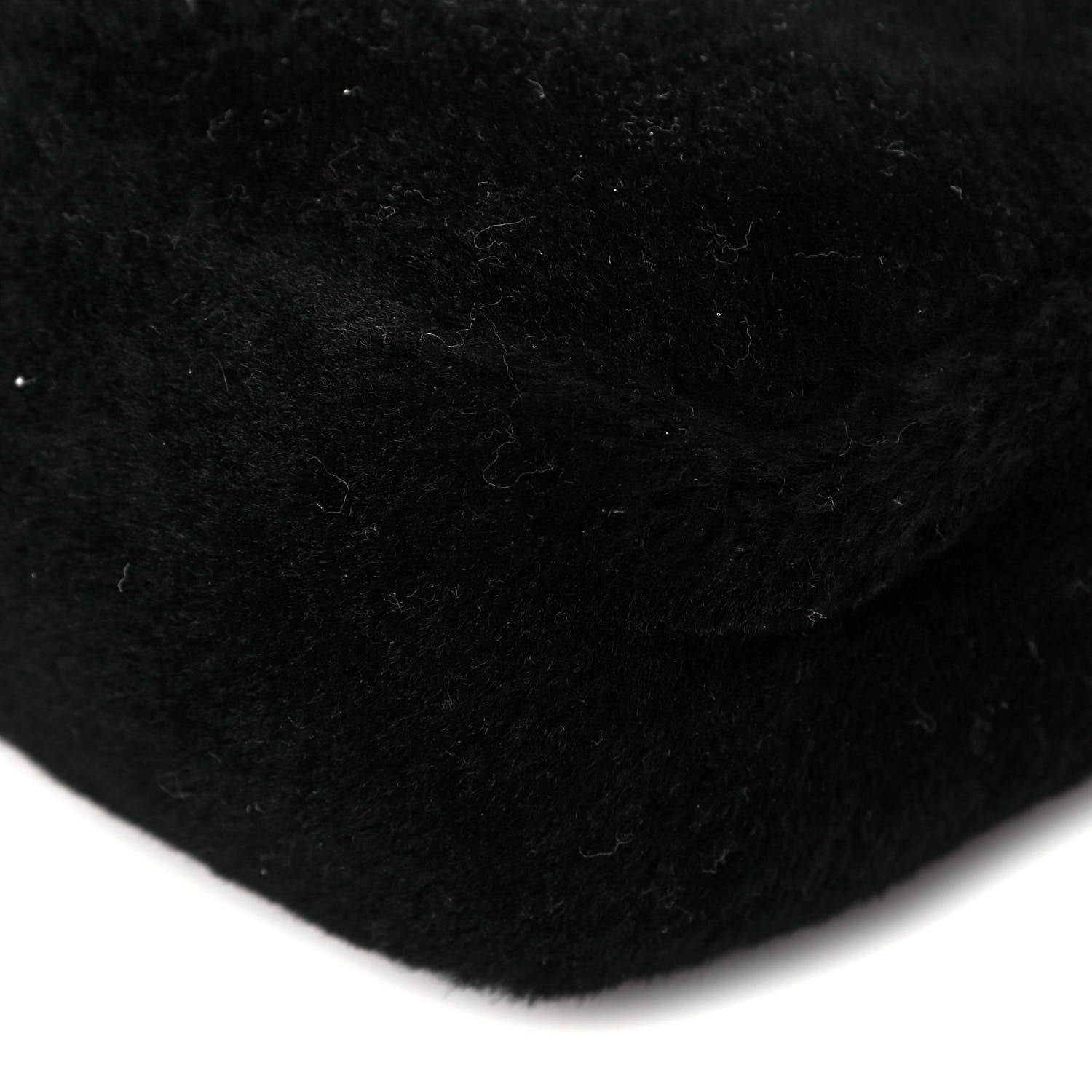 Prada Shearling Mini Re-Edition 2000 Bag Black 6 of 12