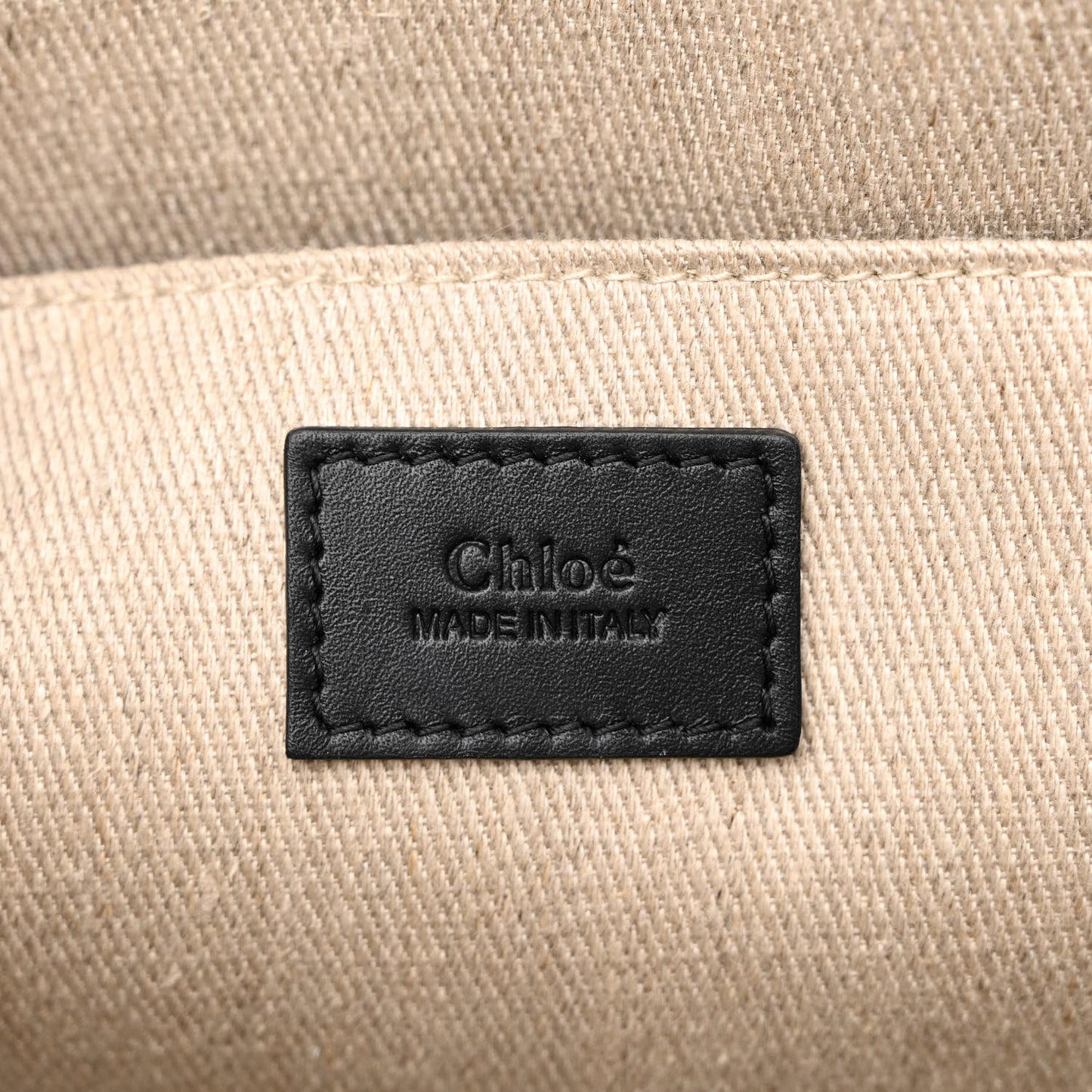 Calfskin Medium Woody Tote Black