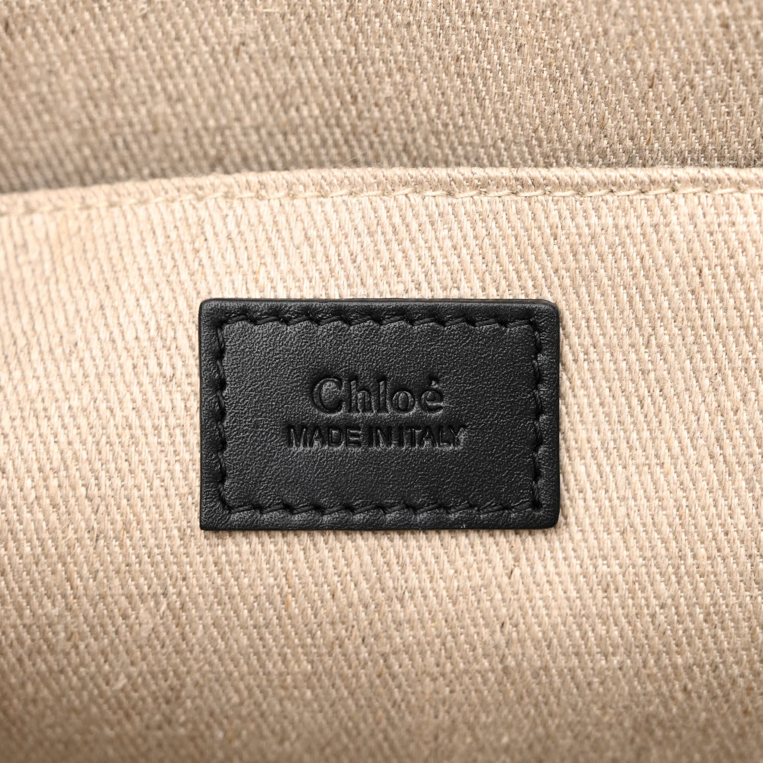 Chloe Calfskin Medium Woody Tote Black 6 of 12