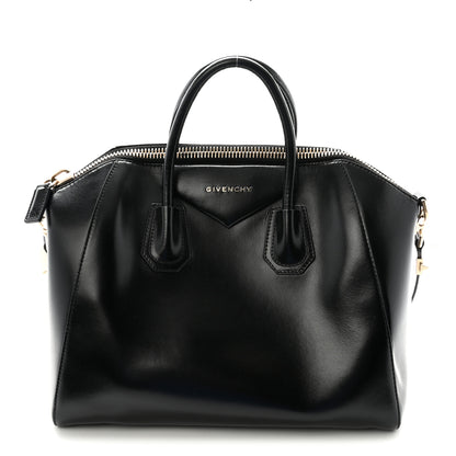 Givenchy Shiny Lord Calfskin Medium Antigona Black 1 of 9