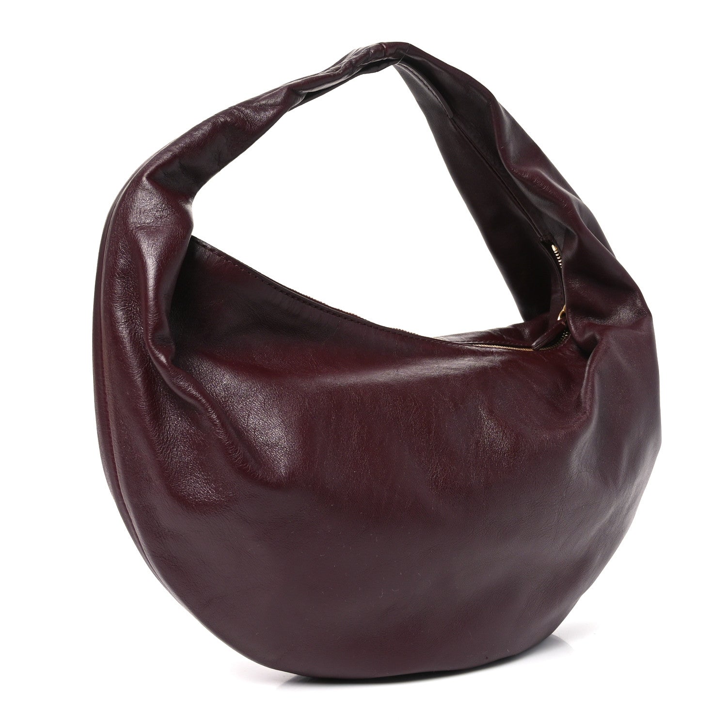 Khaite Calfskin Medium Olivia Hobo Burgundy 3 of 9