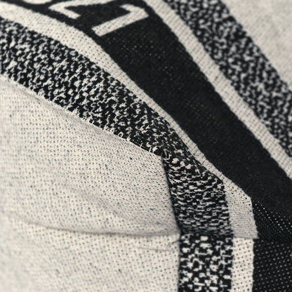 Christian Dior Canvas Print Cruise Tote Ivory Black 11 of 12