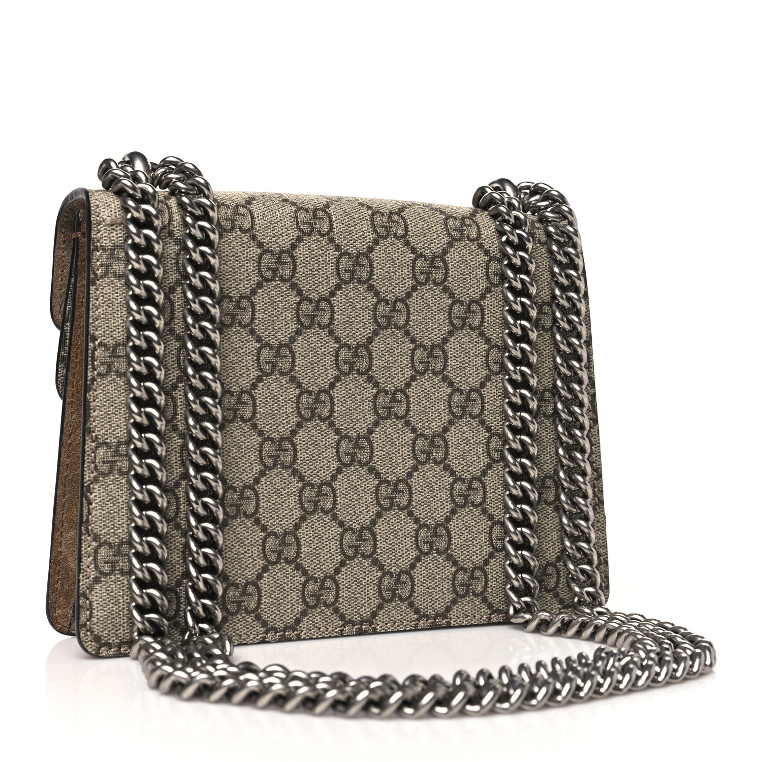 Gucci GG Supreme Monogram Mini Dionysus Shoulder Bag Taupe 3 of 12