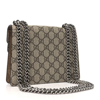 Gucci GG Supreme Monogram Mini Dionysus Shoulder Bag Taupe 3 of 12