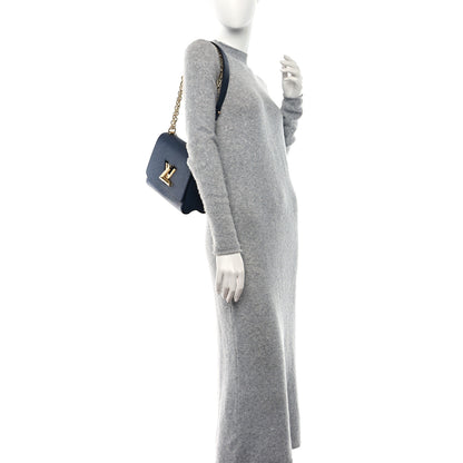 Louis Vuitton Epi Twist Shoulder Bag MM Indigo 2 of 9