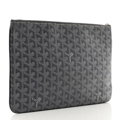Goyard Goyardine Senat Pochette MM Grey 3 of 6