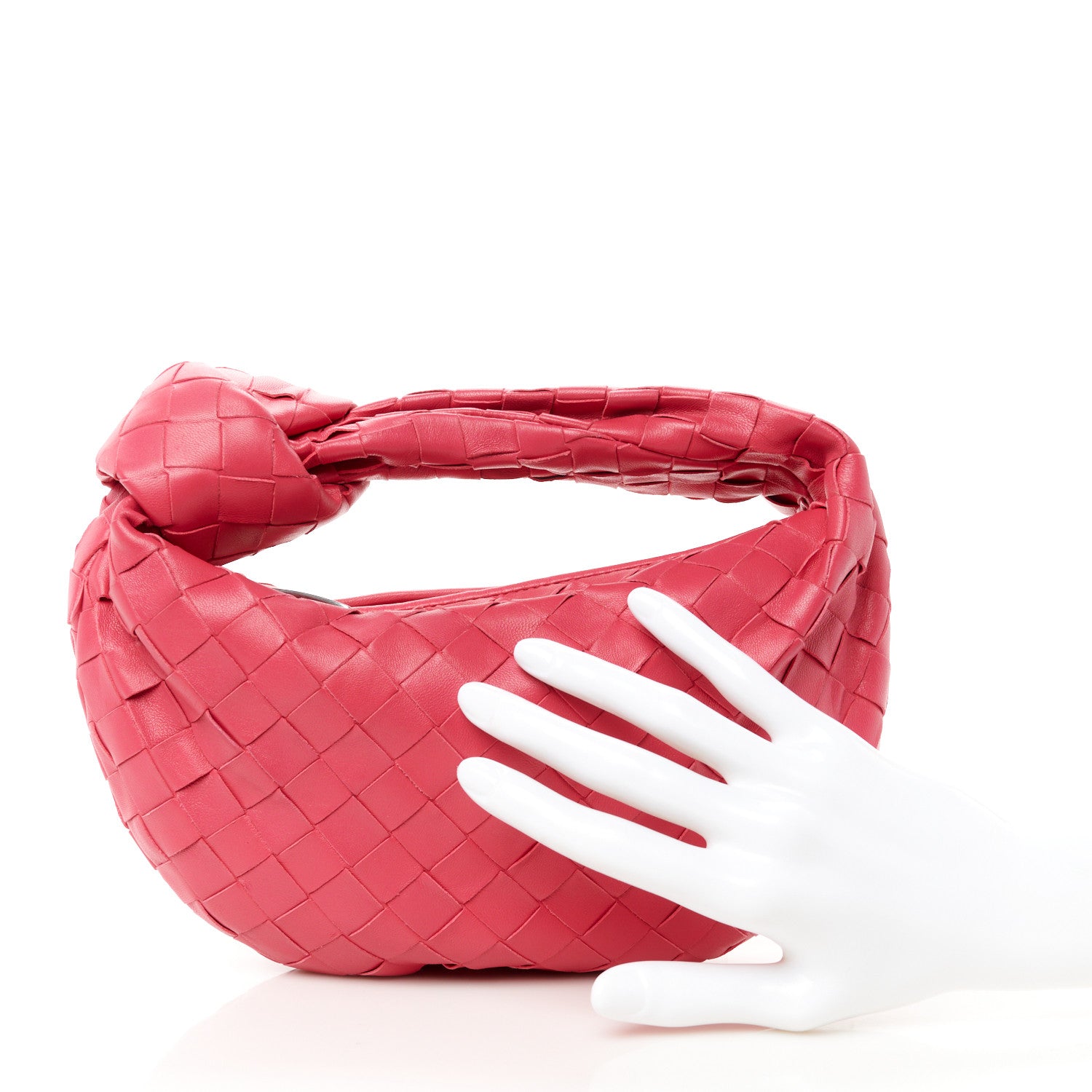 Bottega Veneta Nappa Intrecciato Mini Jodie Cranberry 2 of 11