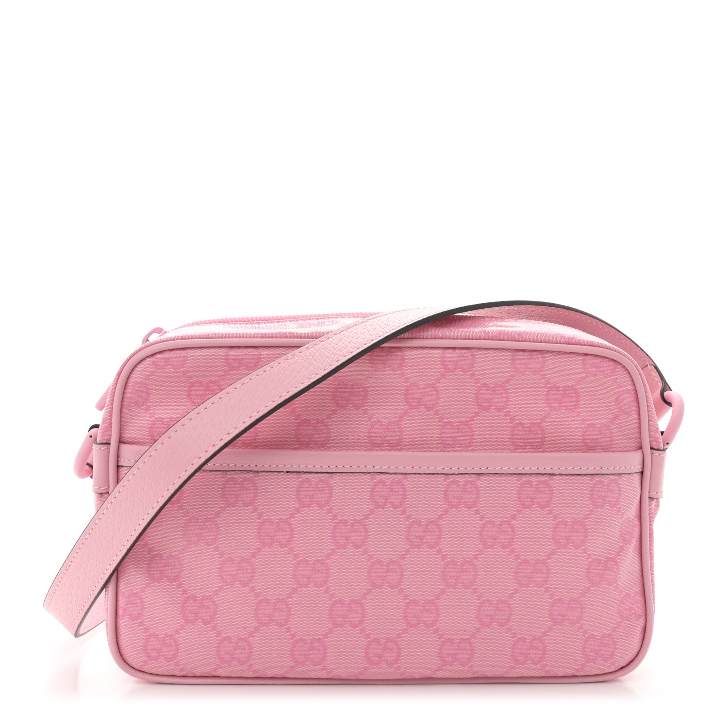 Gucci GG Crystal Monogram Mini Shoulder Bag Sugar Pink 1 of 12