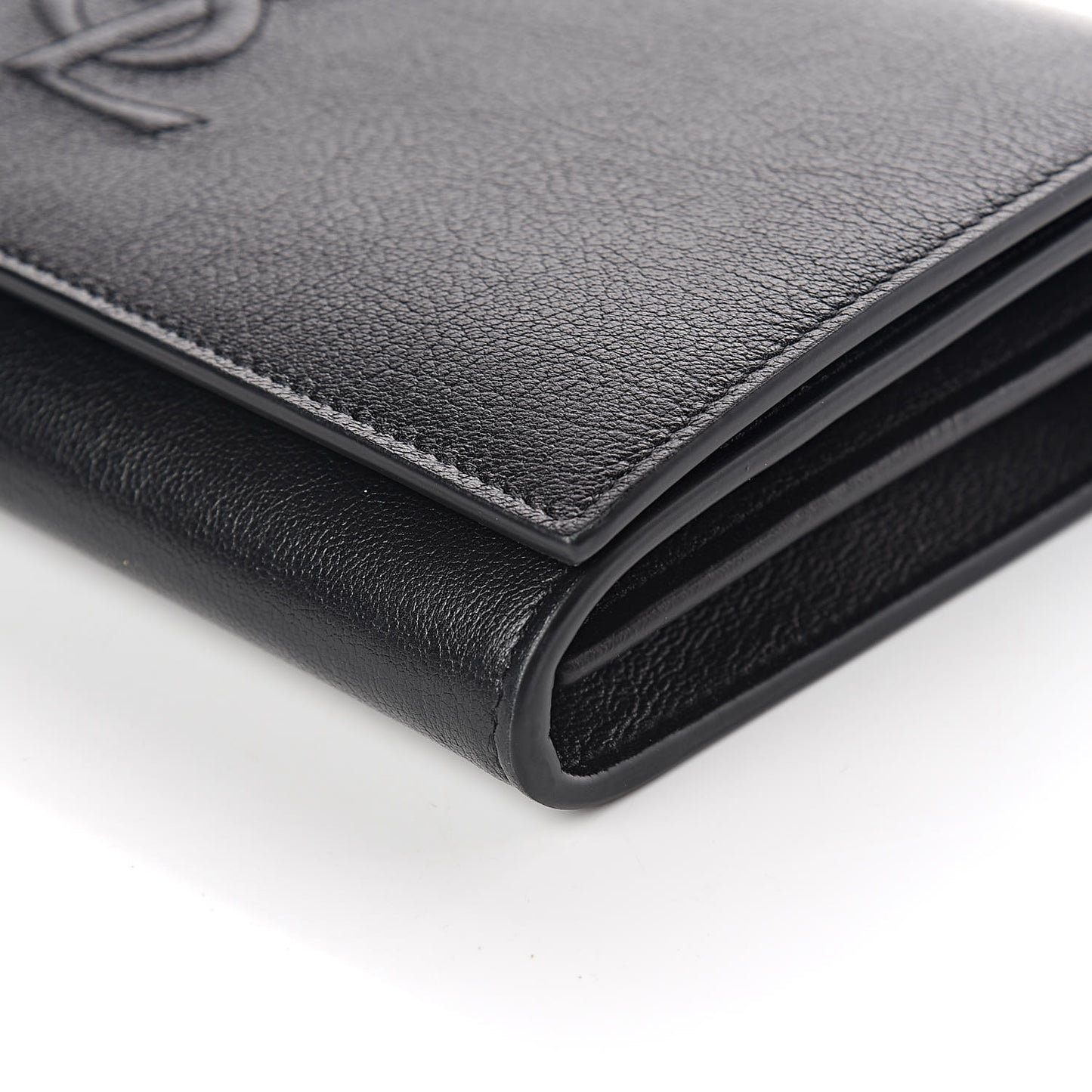 Calfskin Monogram Belle de Jour Chain Clutch Black