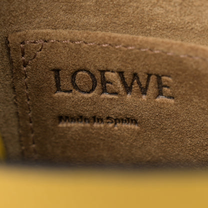 Loewe Grained Calfskin Small Gate Crossbody Bag Mustard Yellow 8 of 10