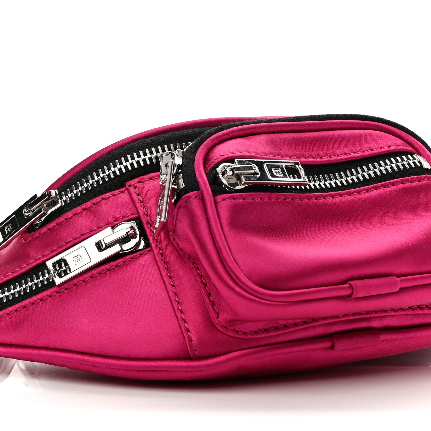 Alexander Wang Satin Attica Mini Belt Bag Hot Pink 7 of 8