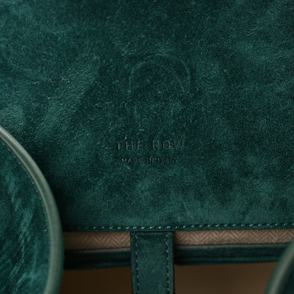 The Row Suede Soft Margaux 15 Teal Green 6 of 11