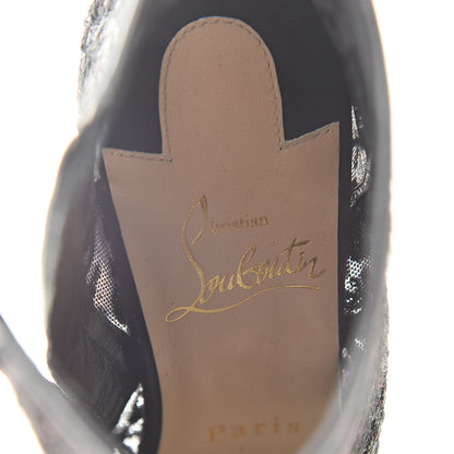 Christian Louboutin Lace Gipsybootie 100 Ankle Boots 36.5 Black 7 of 8