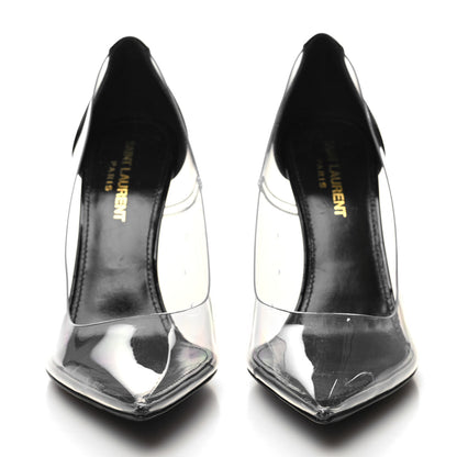 Saint Laurent Patent Calfskin PVC Opyum 36.5 Black 2 of 7