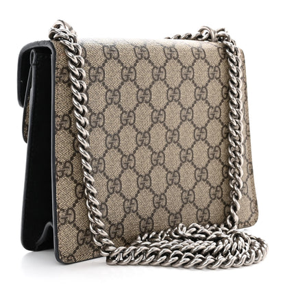 Gucci GG Supreme Monogram Mini Dionysus Shoulder Bag Black 2 of 13