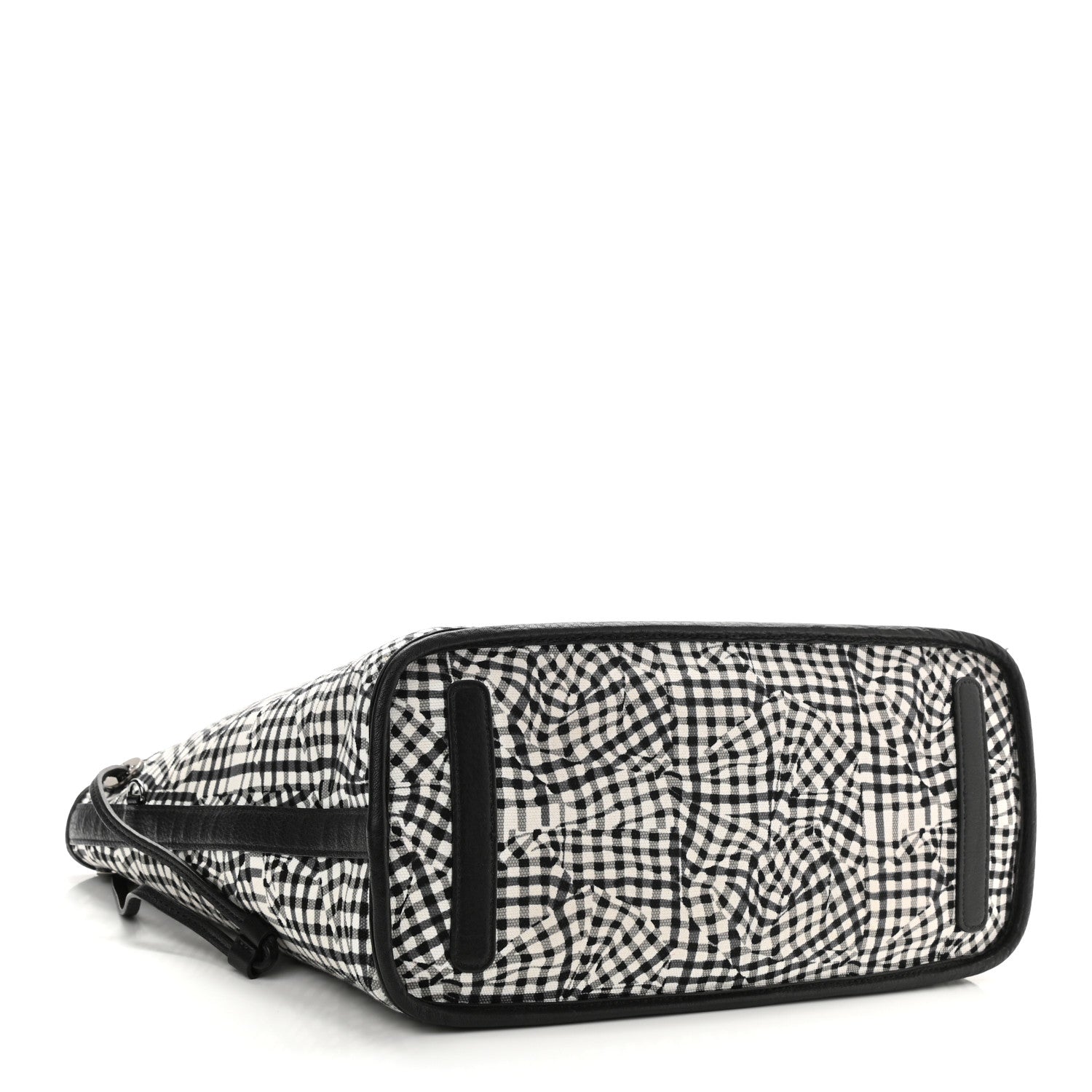 MCM Visetos Medium Liz Reversible Shopper Tote Black 7 of 12