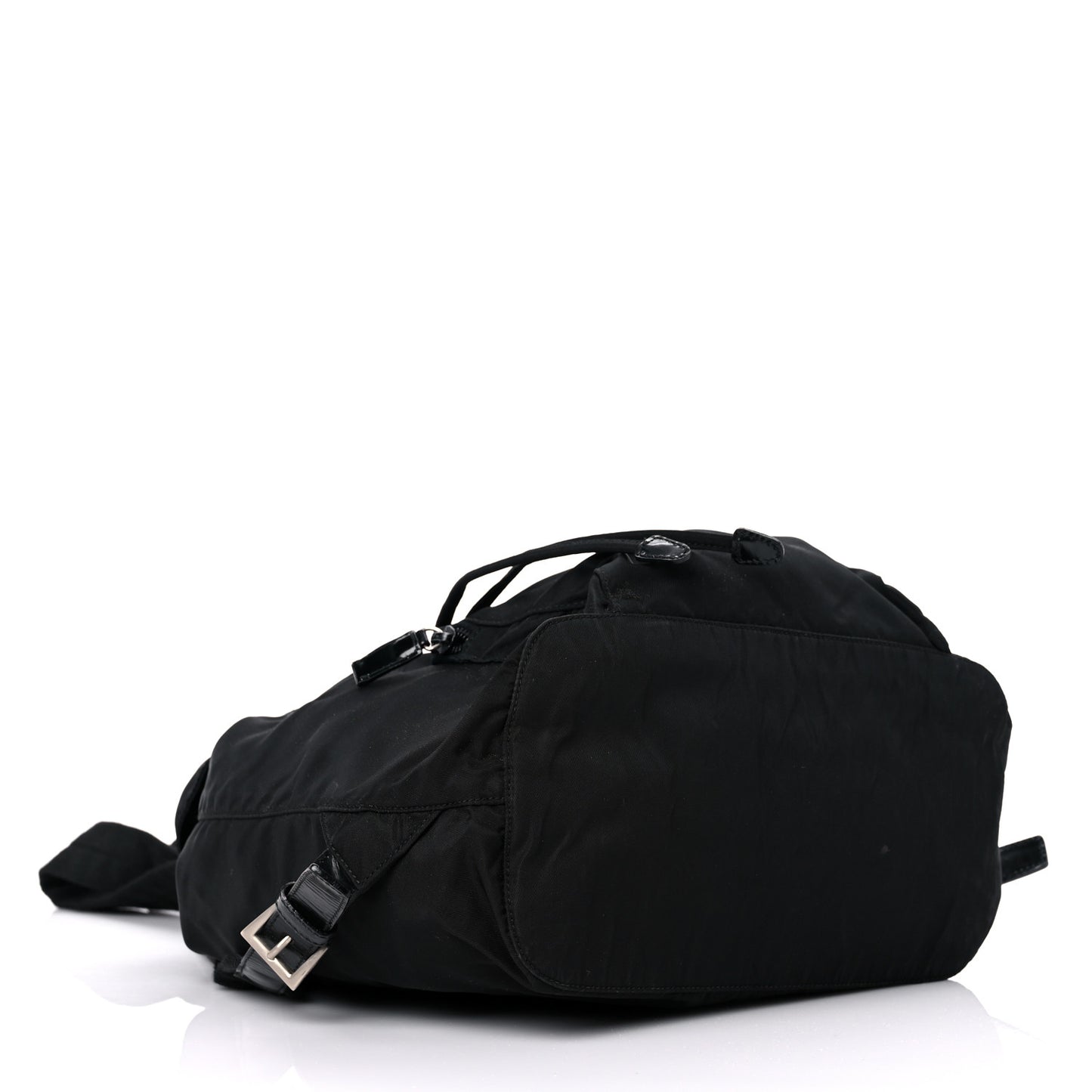 Nylon Vela Mini Cinch Backpack Black