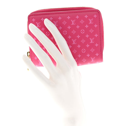 Louis Vuitton Calfskin Nanogram Embossed Lou Wallet Rose 2 of 10