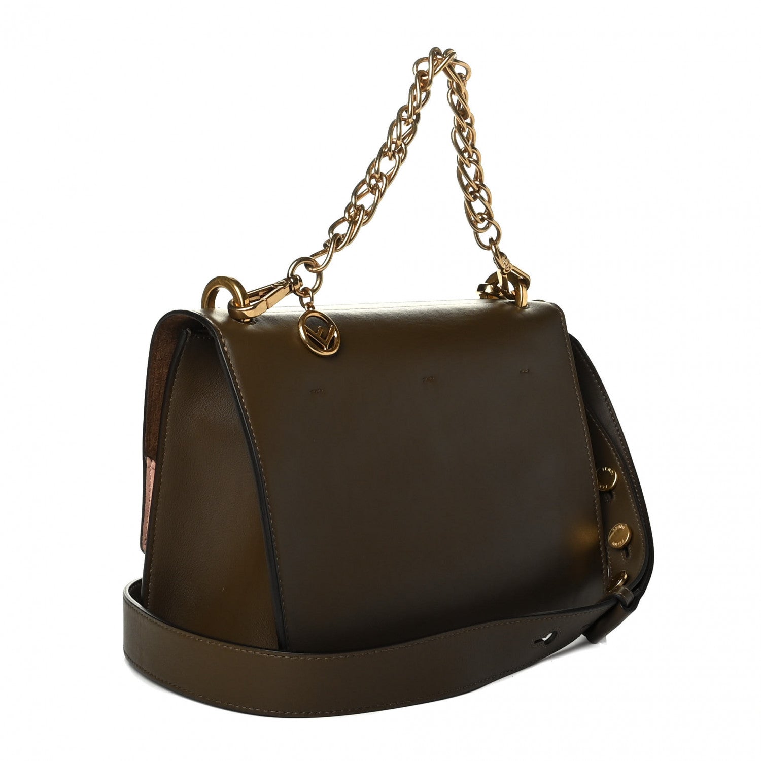 Fendi Vitello Grace Matte F is Fendi Kan U Shoulder Bag Wood 2 of 6
