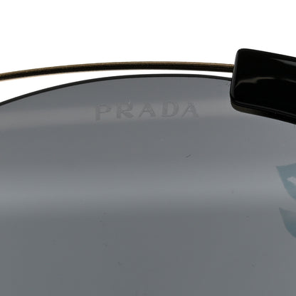 Prada Cat Eye Floral Sunglasses SPR 21U Black 7 of 8