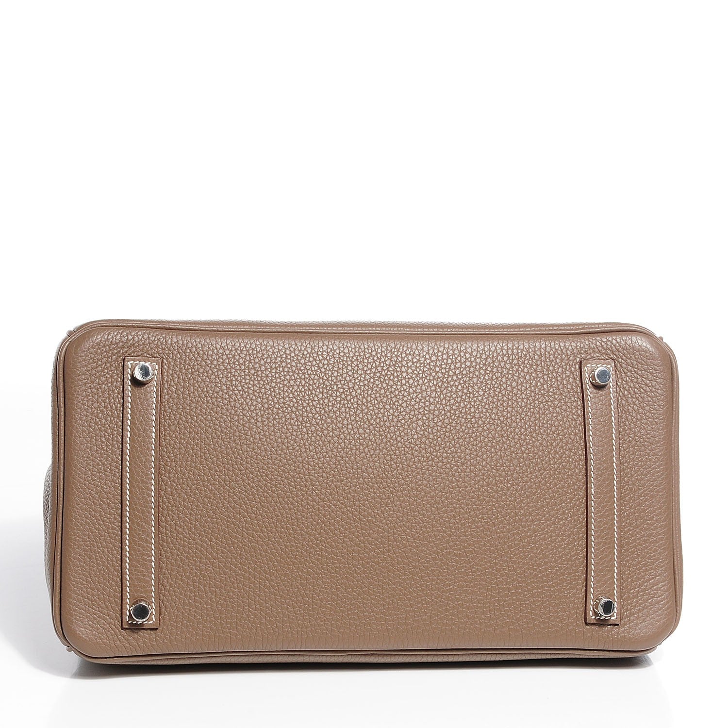 Hermes Taurillon Clemence Birkin 35 Etoupe 5 of 27