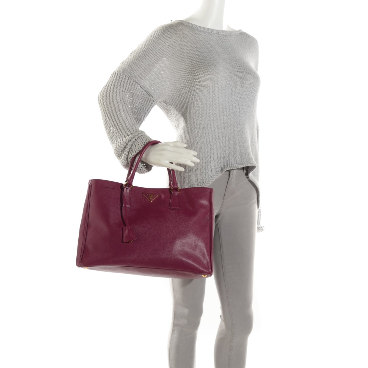 Saffiano Lux Large Tote Ametista