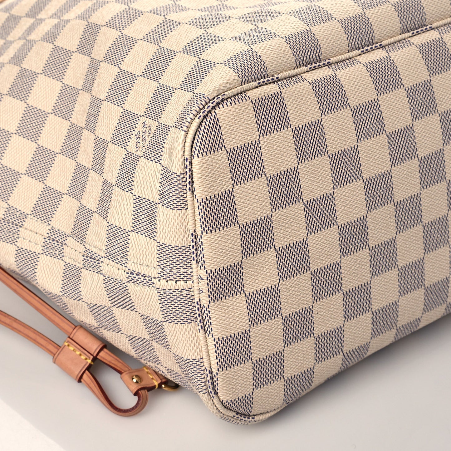 Damier Azur Neo Neverfull MM Rose Ballerine