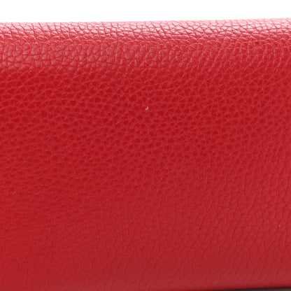 Gucci Pebbled Calfskin Large Soho Continental Wallet Red 8 of 8