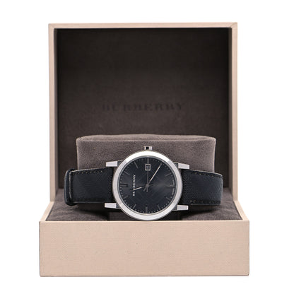 Burberry Stainless Steel Calfskin 38mm Quartz Watch Black BU9030 5 of 5
