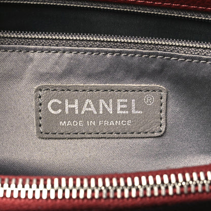 Chanel Caviar Quilted Grand Shopping Tote GST Dark Burgundy 6 of 10