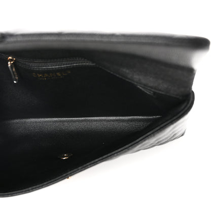 Chanel Caviar Quilted Flap Clutch Black 6 of 10