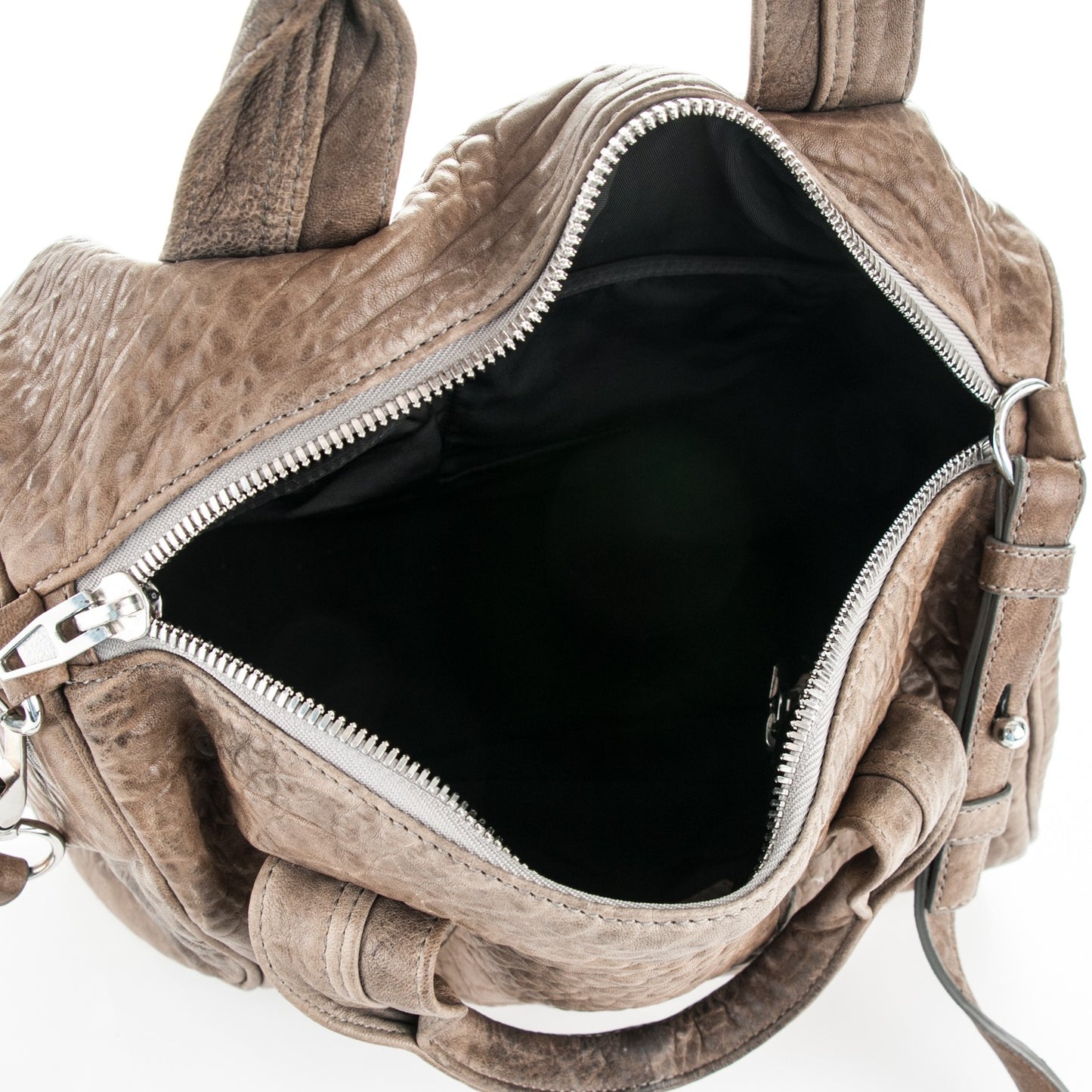 Pebbled Lambskin Rocco Grey