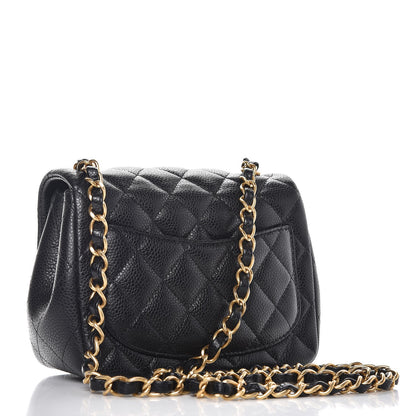 Chanel Caviar Quilted Mini Square Flap Black 3 of 10