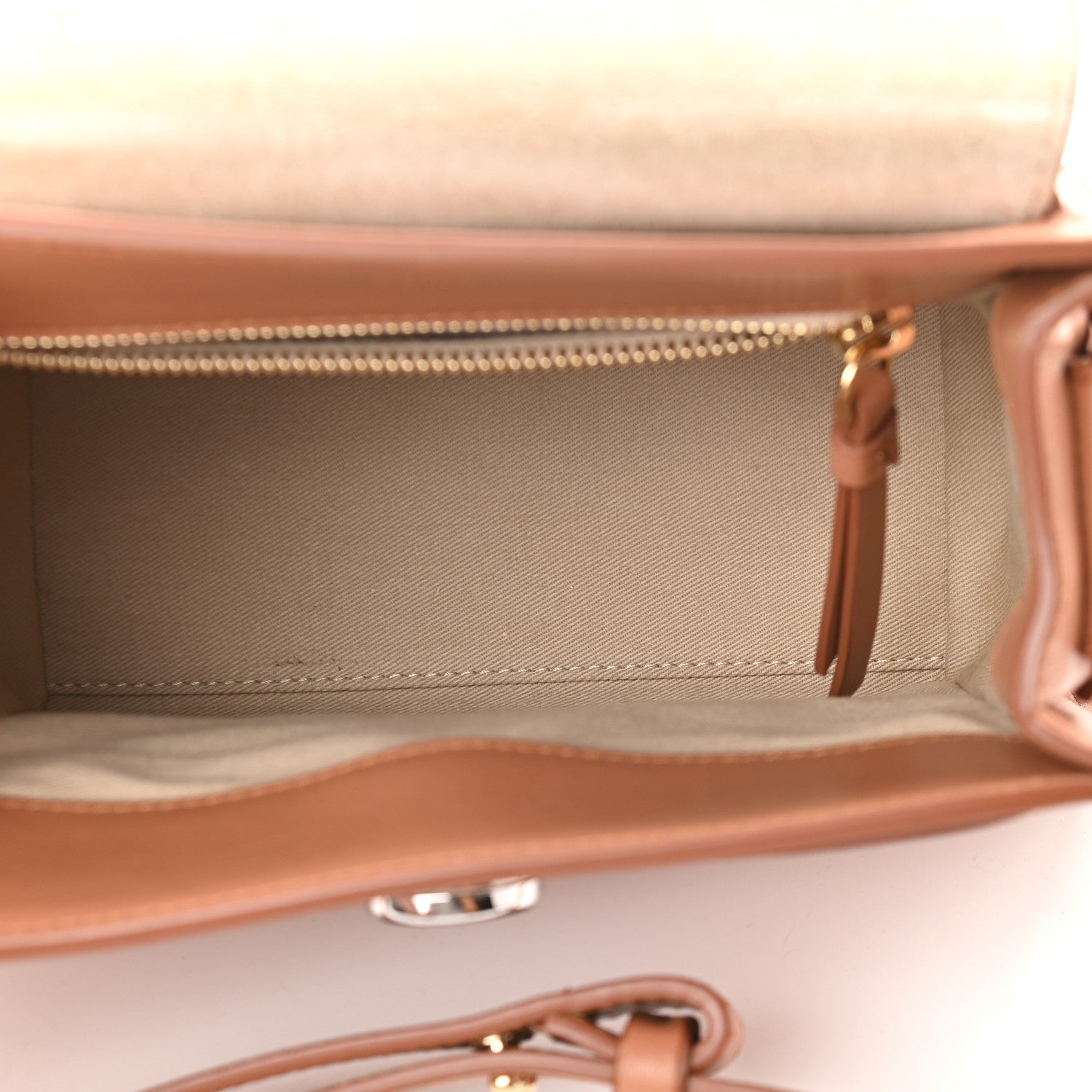 Chloe Calfskin Mini Tess Day Bag Marrone 5 of 10