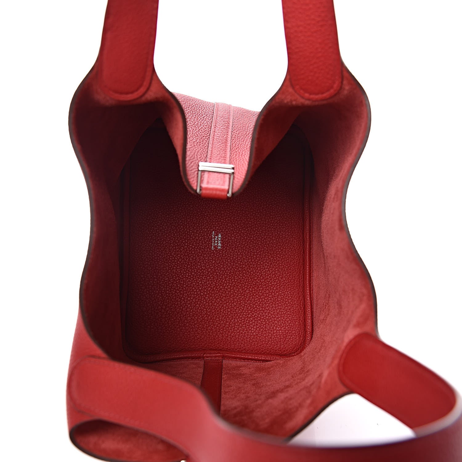 Hermes Taurillon Maurice Picotin Lock 22 MM Rouge Piment 5 of 10