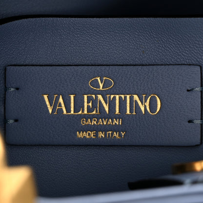 Valentino Garavani Nappa Small Roman Stud The Handle Bag Niagara 6 of 9