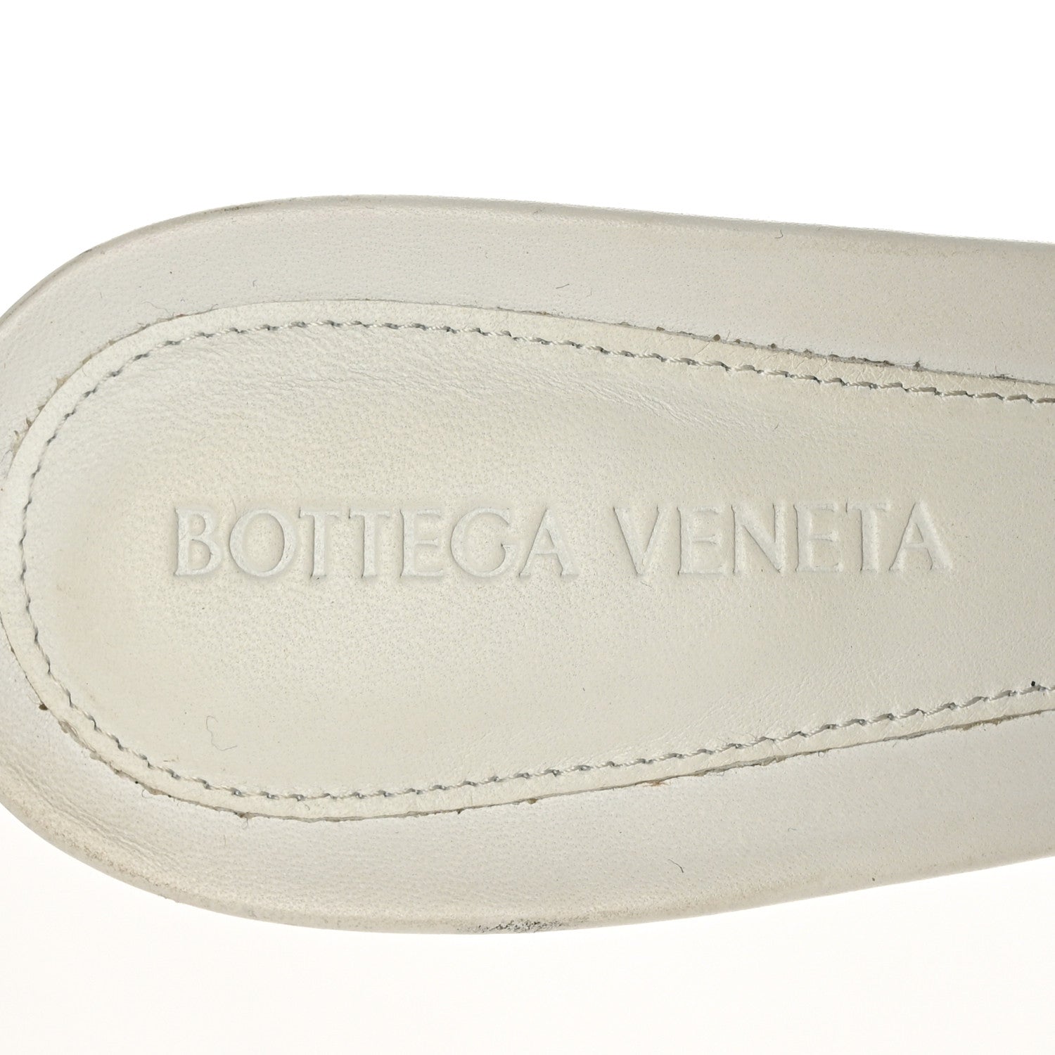 Bottega Veneta Nappa Matelasse Padded Mule Sandals 38 Optic White 6 of 8