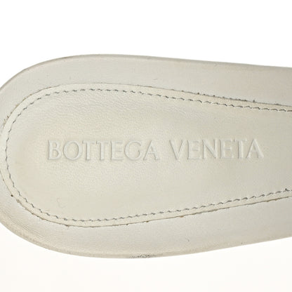 Bottega Veneta Nappa Matelasse Padded Mule Sandals 38 Optic White 6 of 8
